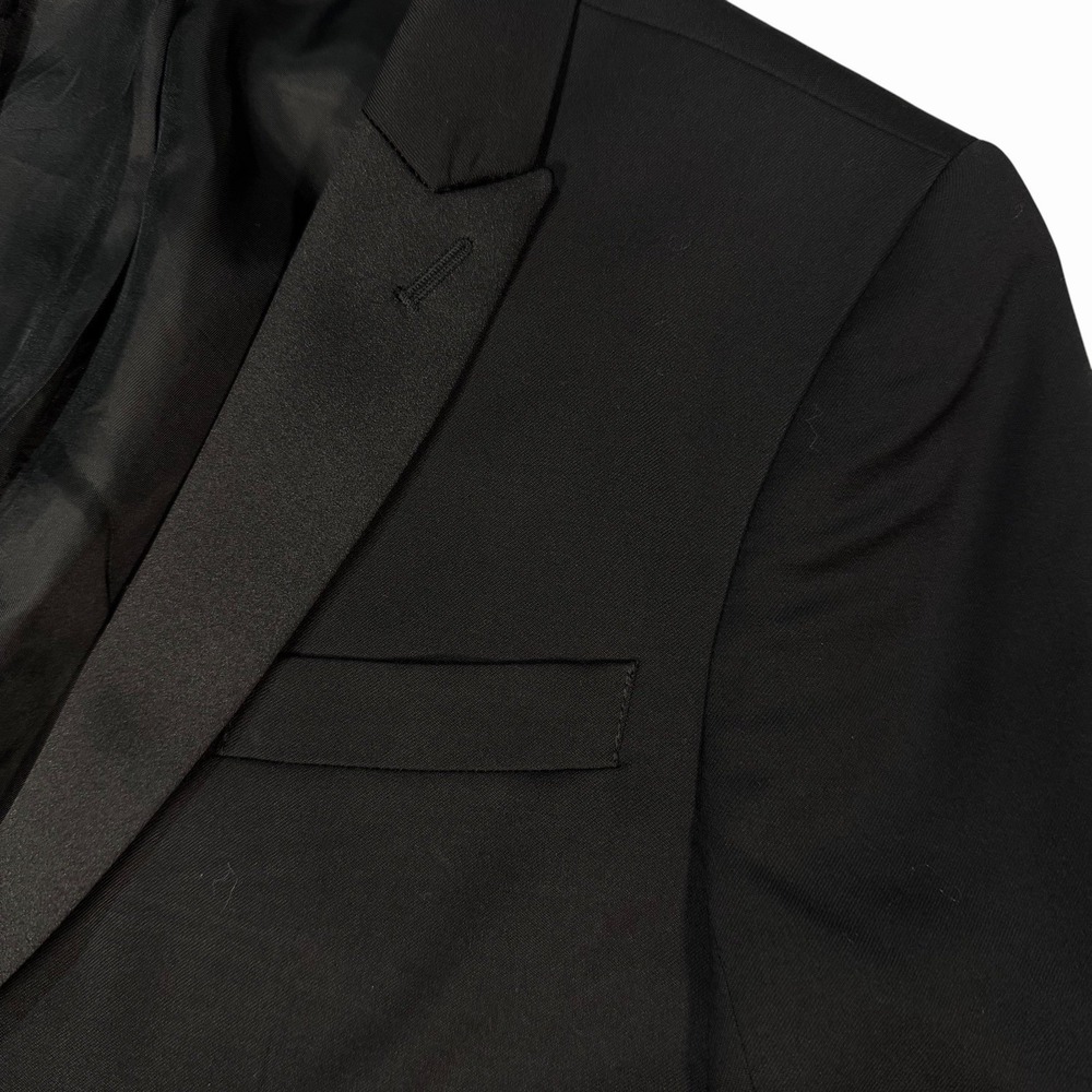 J.Crew Crewcuts Ludlow Boys Tuxedo Jacket$298 Italian Wool #34245 Black Size 12 - Picture 11 of 15